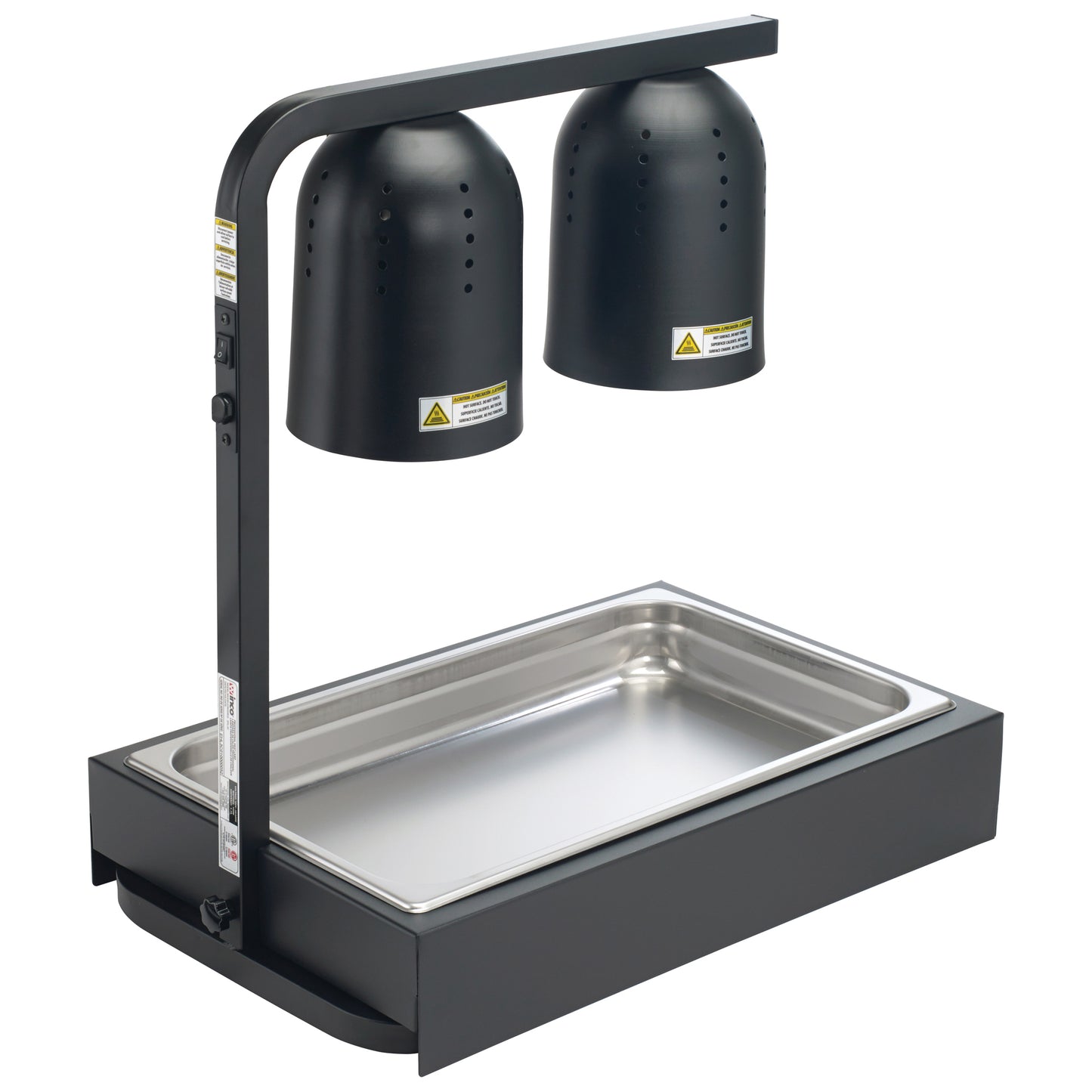 Winco EHL-PH-B Black Universal Dump Station Pan Holder