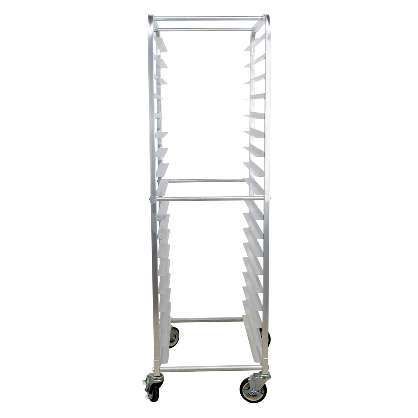 Omcan 27054 Aluminum Bun Pan Rack with Curved Top - 18 slides