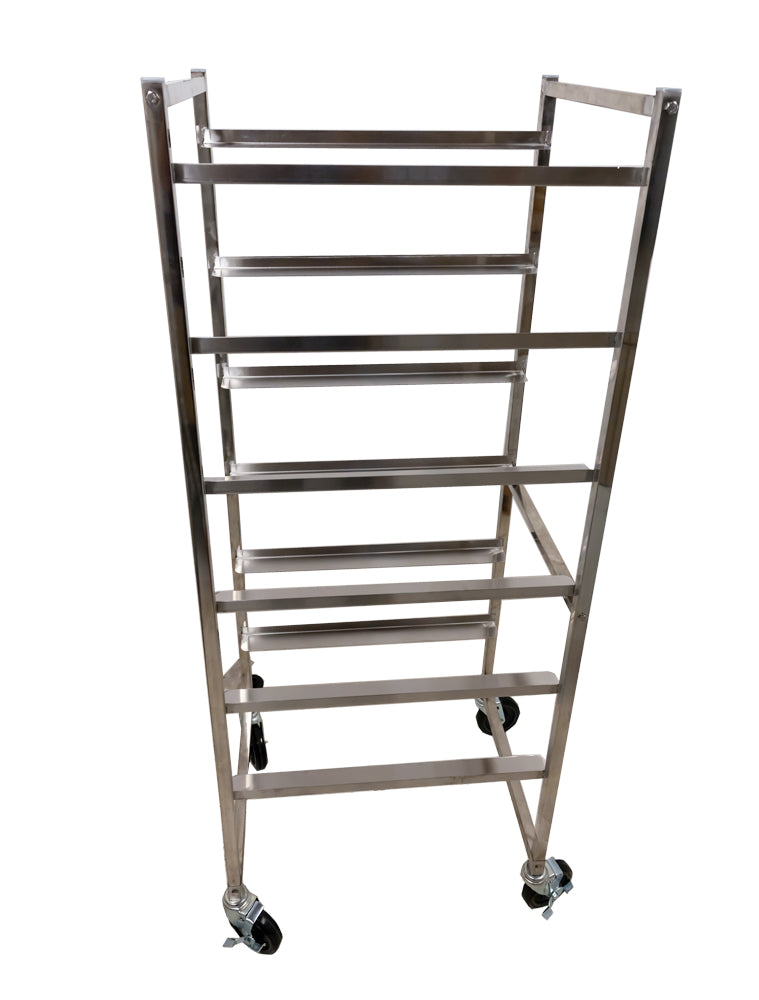 Omcan 27056 Stainless Steel Universal Rack with 6 Slides and 9" Spacing