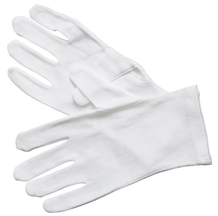 Winco GLC-M White Service Gloves (6 Pairs)