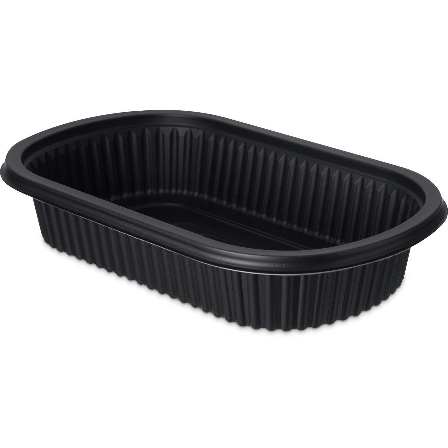 Proex DXMW810PBLK 32oz. Black Microwaveable Medium Entrée (250/cs)