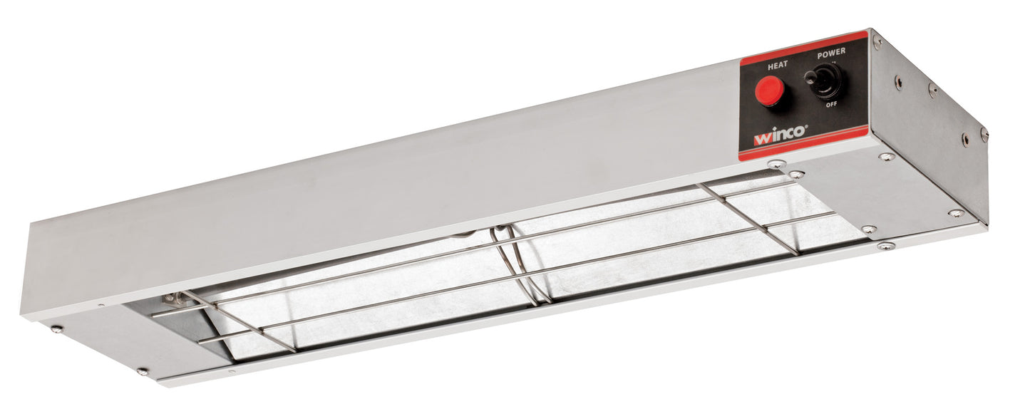 Winco ESH-24 24" Electric Strip Heater with Undermount Brackets