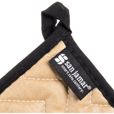San Jamar 812TPH 7 inch Tan Bestan Potholder
