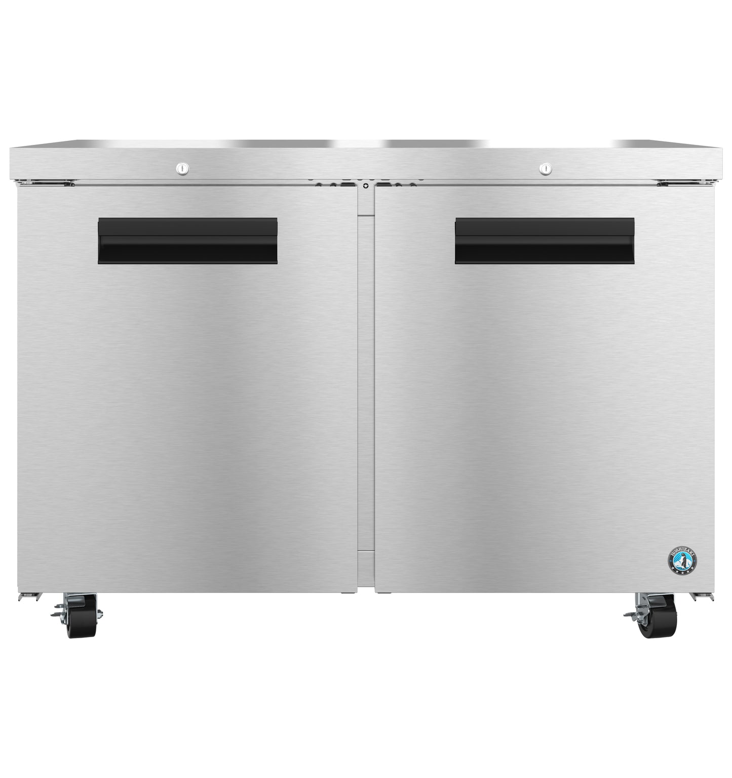 Hoshizaki UR48B-01 Two Section Stainless Door with Lock Undercounter Refrigerator