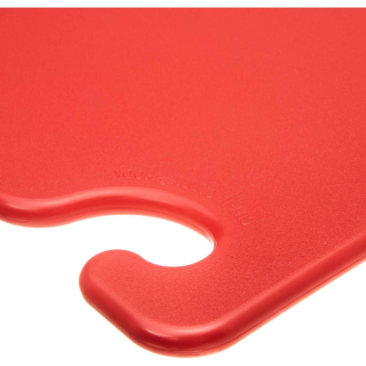 San Jamar CB182412RD 18" x 24" x 0.5" Red Cut-N-Carry Cutting Board
