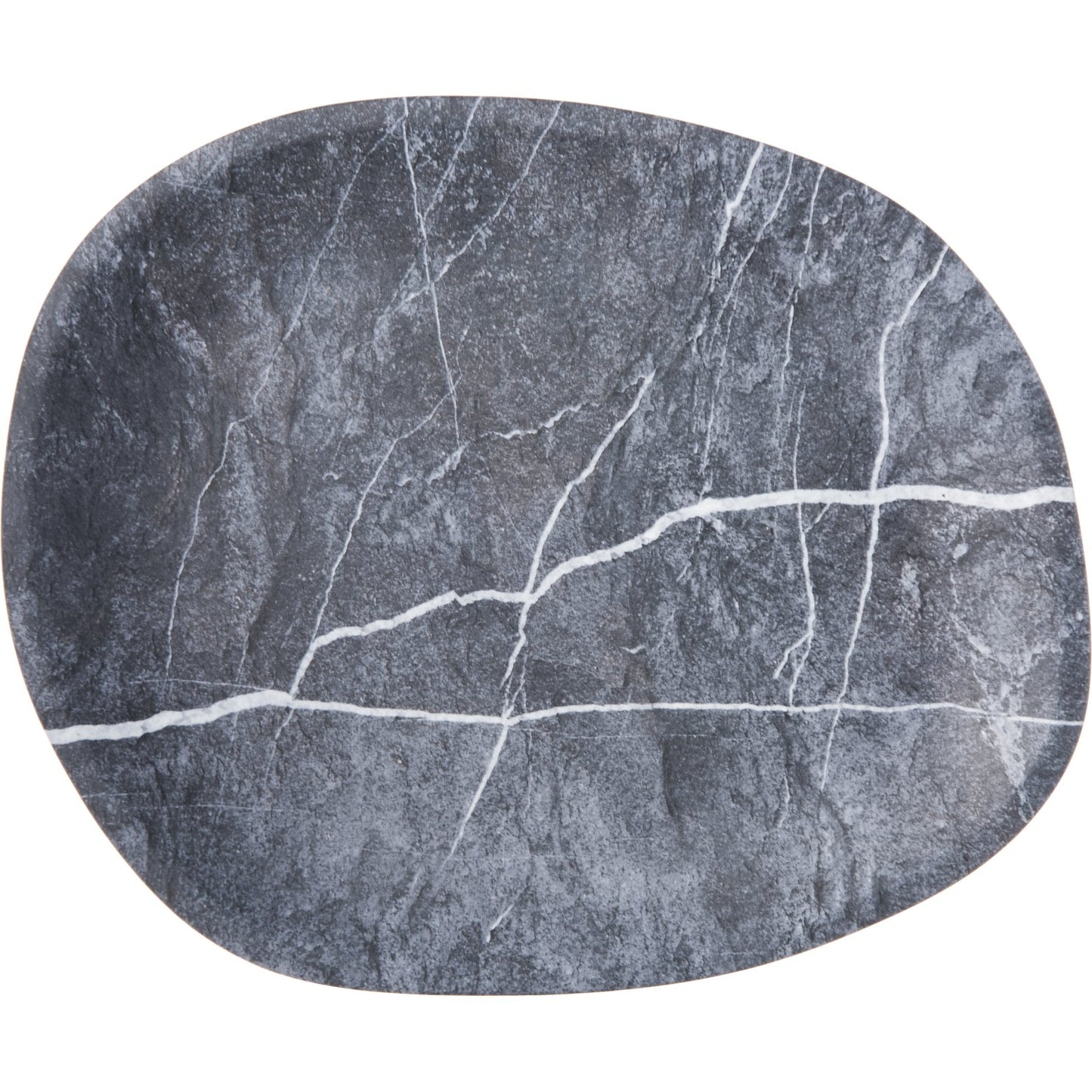 Carlisle 5310272 13" Soapstone Ridge Melamine Oblong Platter