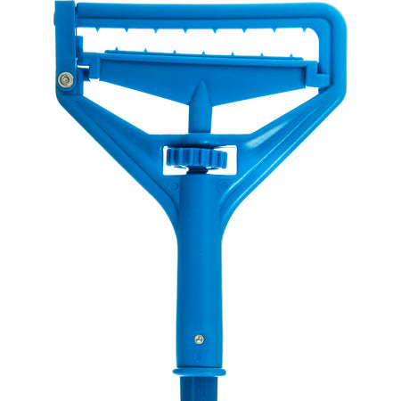 Carlisle 36937500 60" Blue Plastic Head w/ Blue Fiberglass Handle