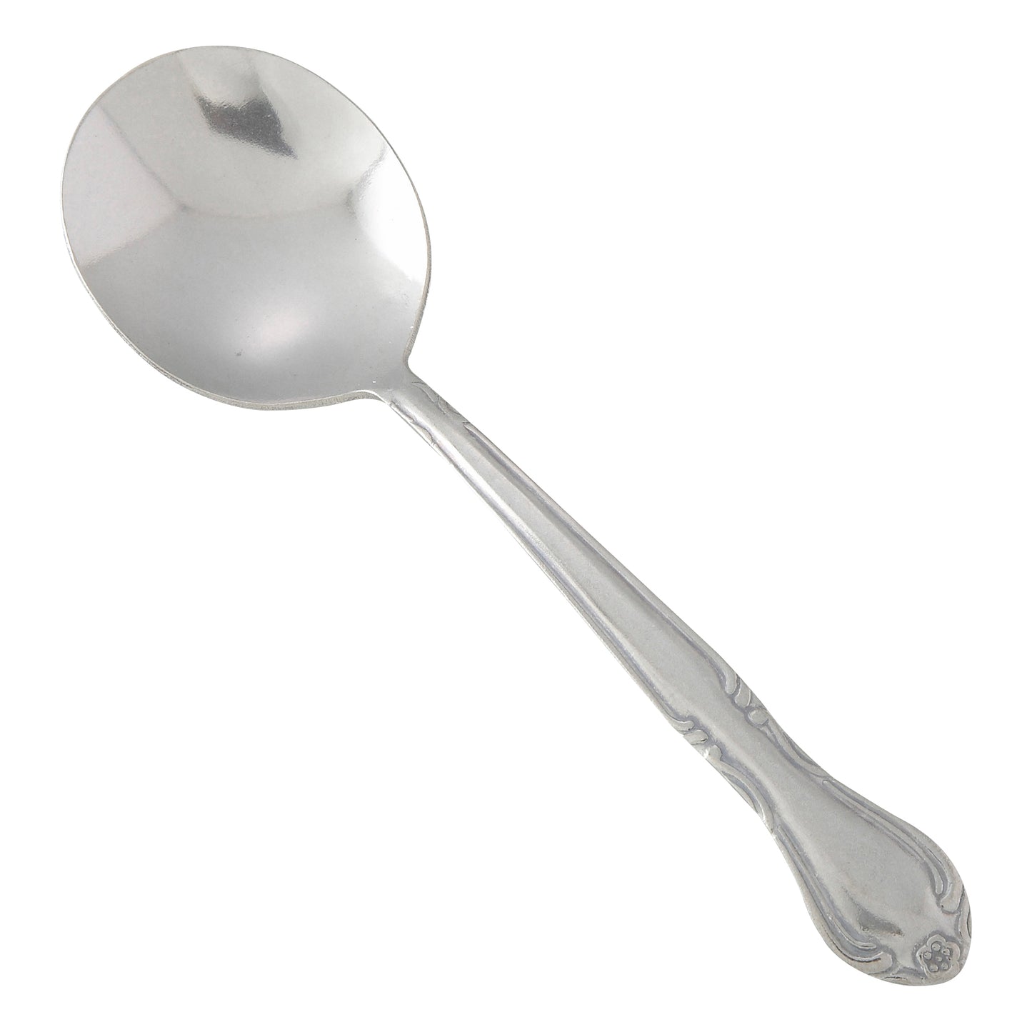 Winco 0004-04 Elegance Bouillon Spoon, 18/0 Heavyweight