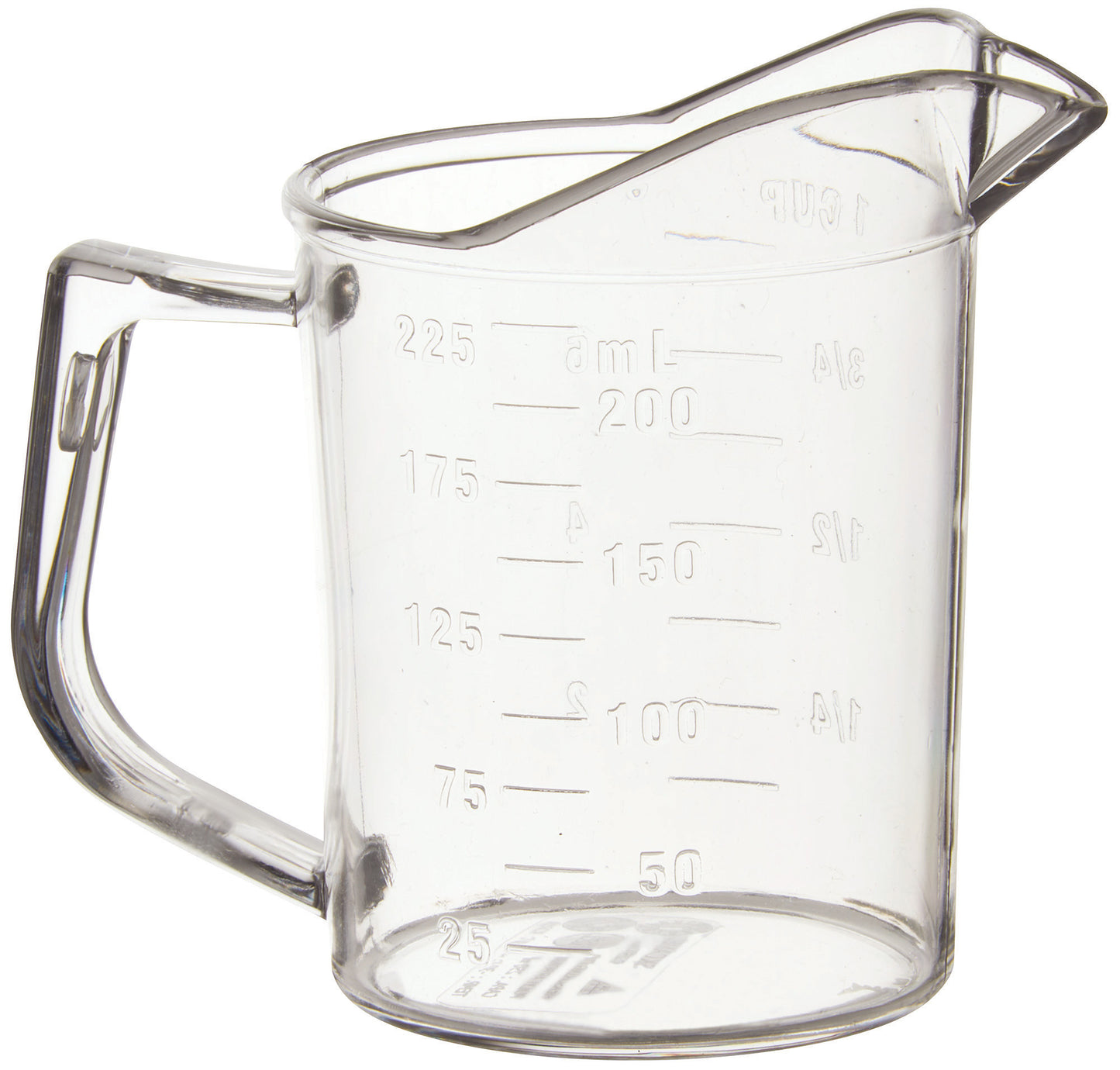 Winco PMU-25 1 Cup Polycarbonate Measuring Cup