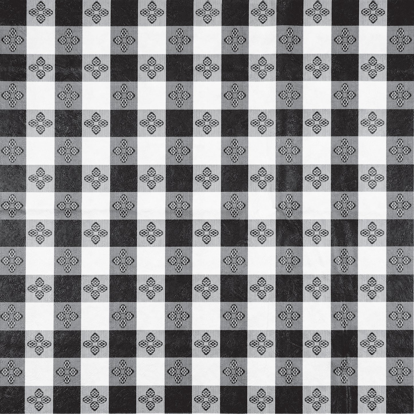 Winco TBCO-70K 52" x 70" Black Table Cloth