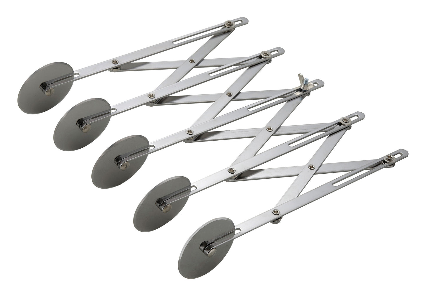 Winco ADD-5 Stainless Steel 5 Wheel Adjustable Dough Divider
