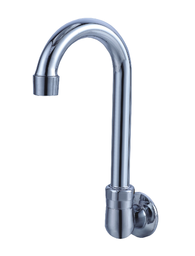 Omcan 27174 Splash Mounted Faucet One Hole With 8" Spout for 46319 and 46512