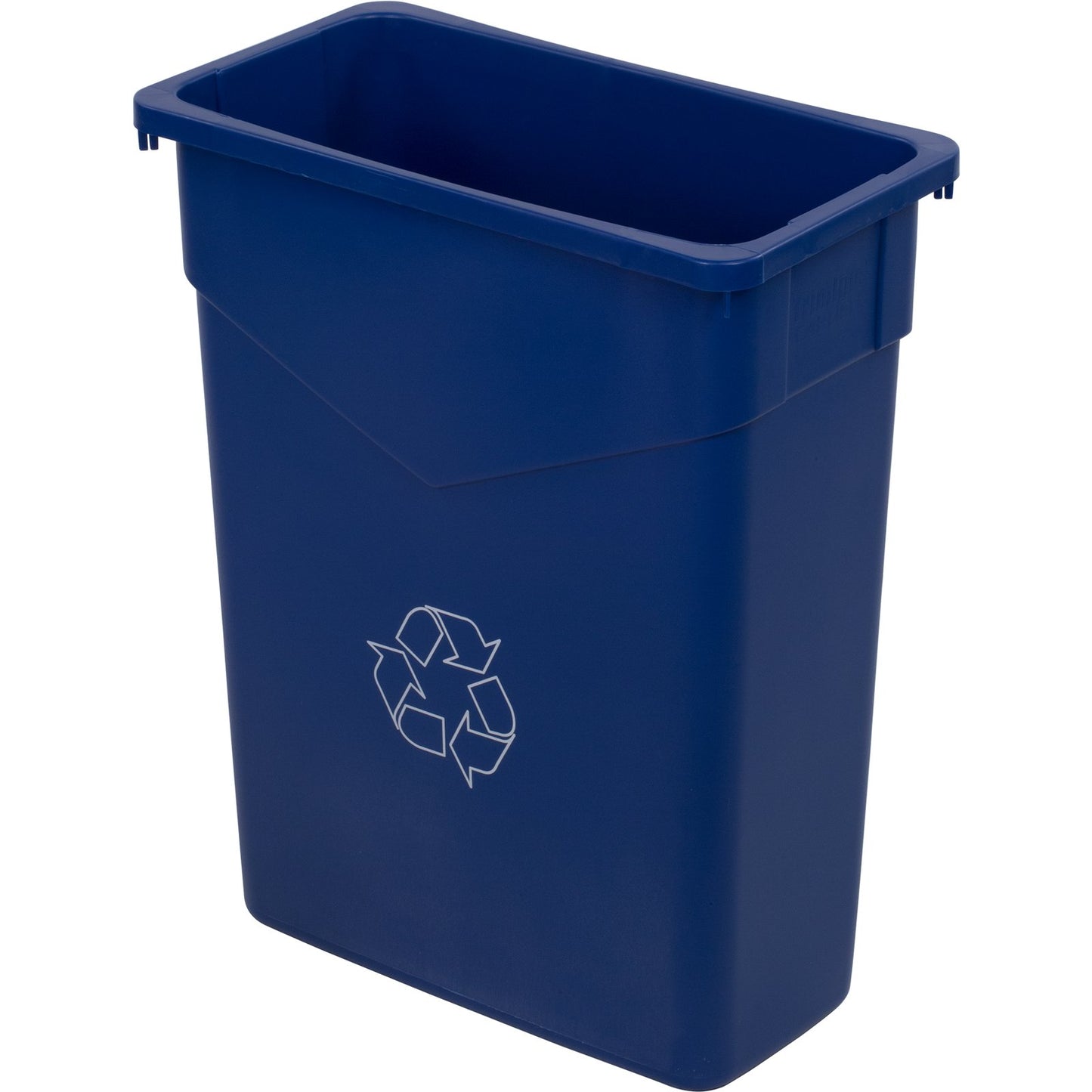 Carlisle 34201523 15 Gallon Dark Gray Rectangle Polyethylene TrimLine Waste Container