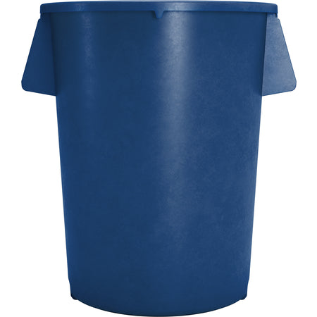 Sparta 84104414 44 Gallon Blue Round Polyethylene Bronco Waste Bin Trash Container
