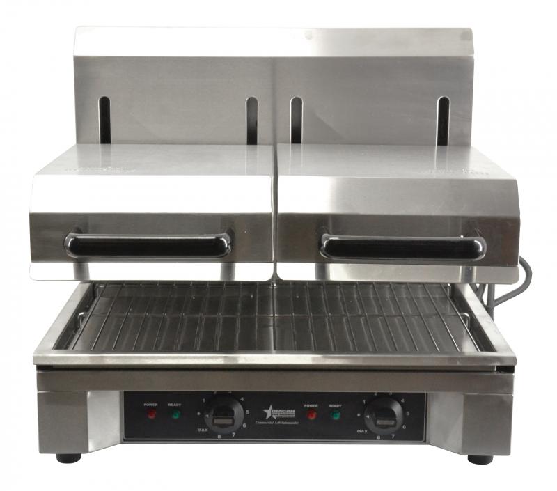 Omcan 39582 Double Stainless Steel Adjustable Salamander
