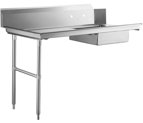 Omcan 28484 48-inch Left Side Soiled Dish Table with Sink