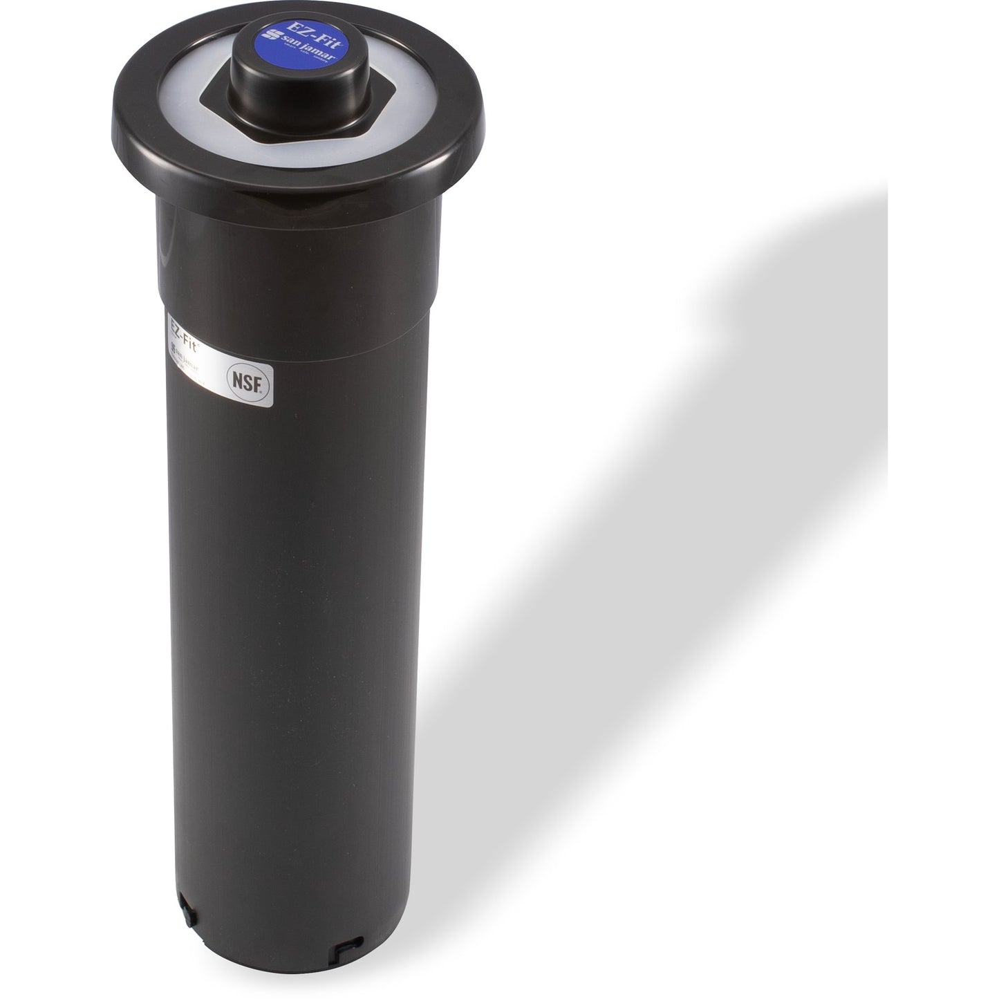 San Jamar C2210C18 18" Black Euro EZ-Fit Cup Dispenser Mount