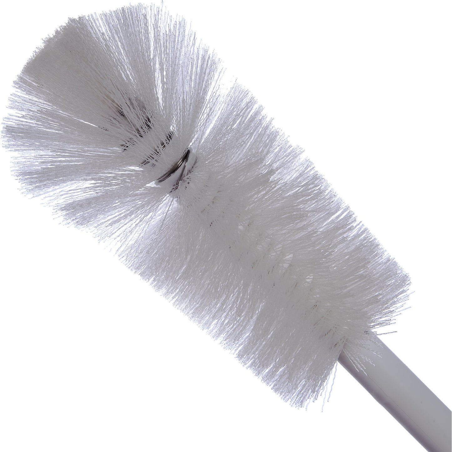 Carlisle 4046702 16" White Sparta Handle Quart Bottle Brush with Polyester Bristles