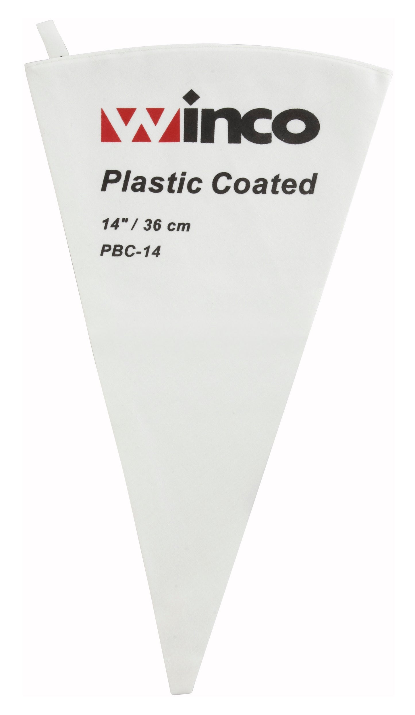 Winco PBC-14 14" Cotton w/ Plastic Coating Pastry Bag