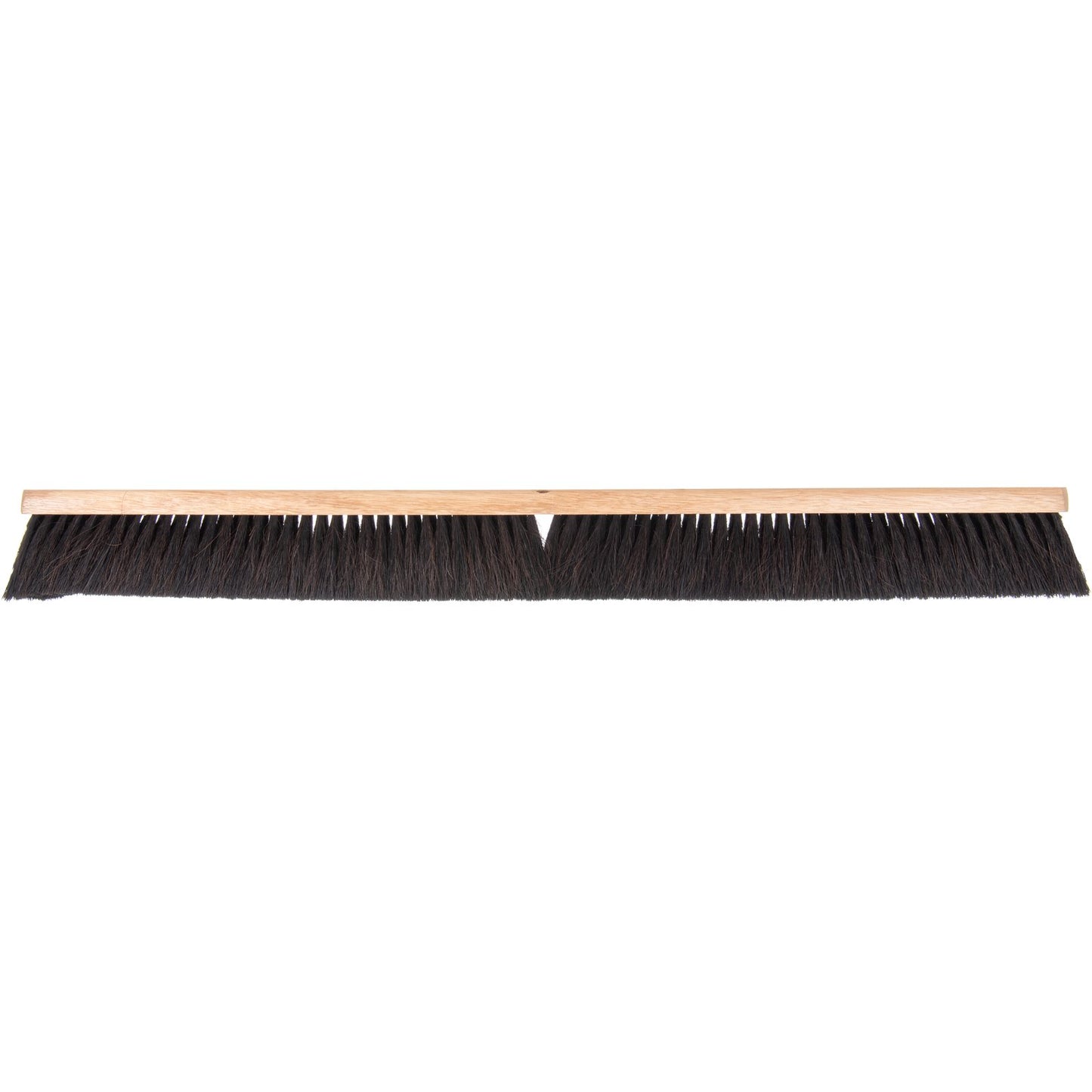 Carlisle 4504303 36" Flo-Pac Hardwood Push Broom Head with Black Blended Horsehair Bristle