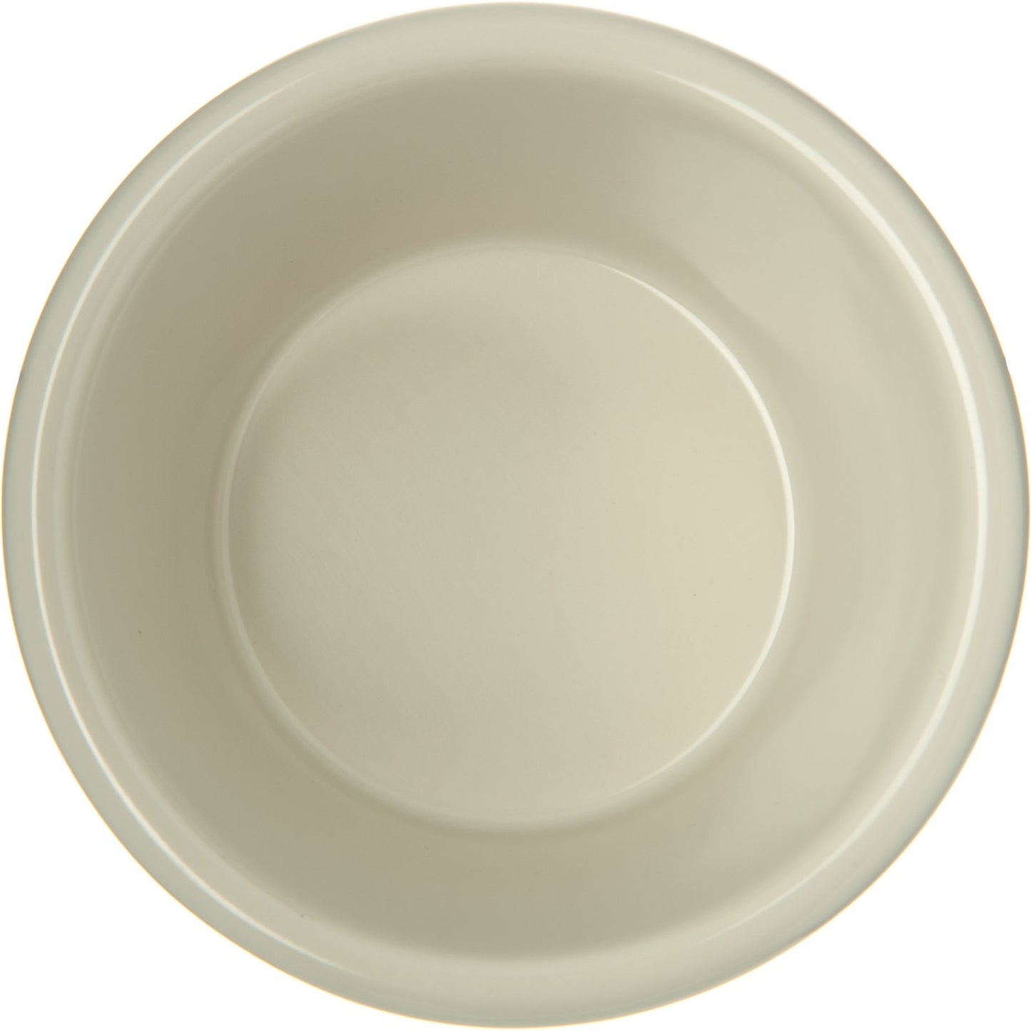 Carlisle S29142 4 oz Bone Melamine Fluted Bowl Ramekin