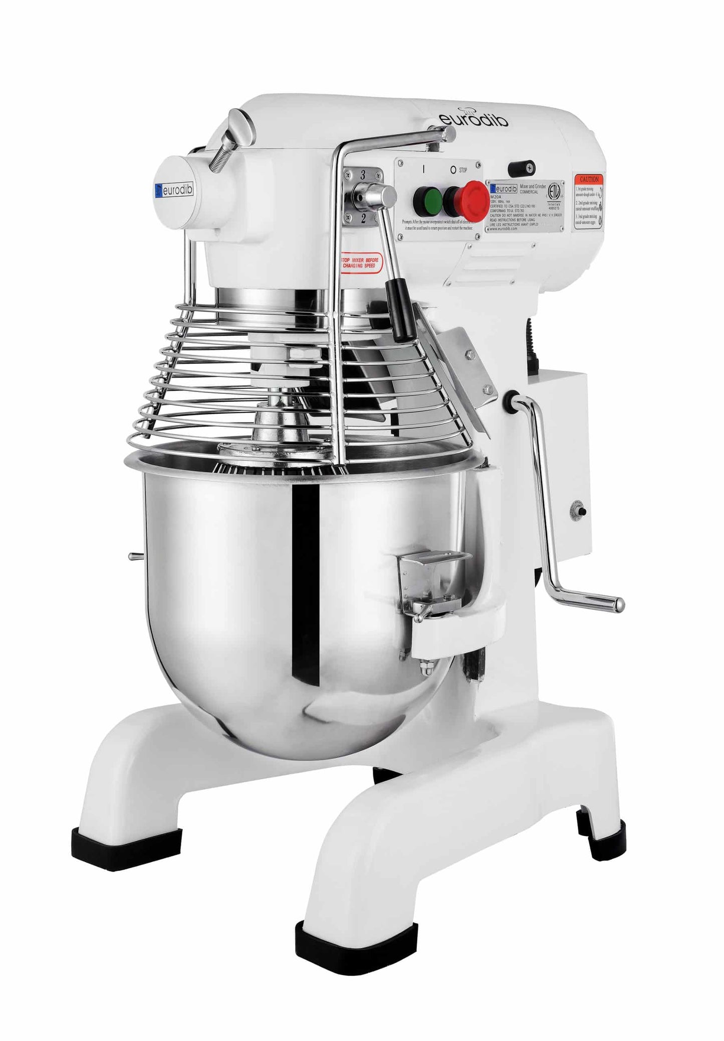 Eurodib M20 ETL 20 Qt. Planetary Mixer