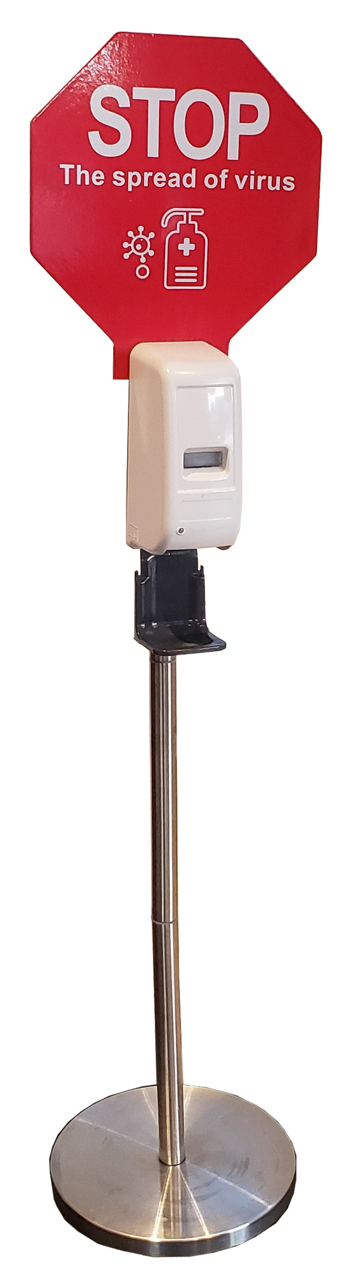 Omcan 46686 Freestanding Touch-Less Hand Sanitizer Dispenser