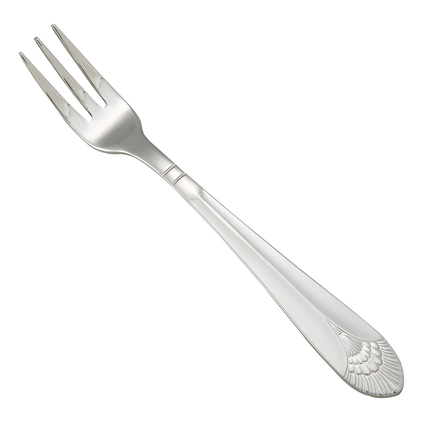 Winco 0031-07 Peacock Oyster Fork, 18/8 Extra Heavyweight