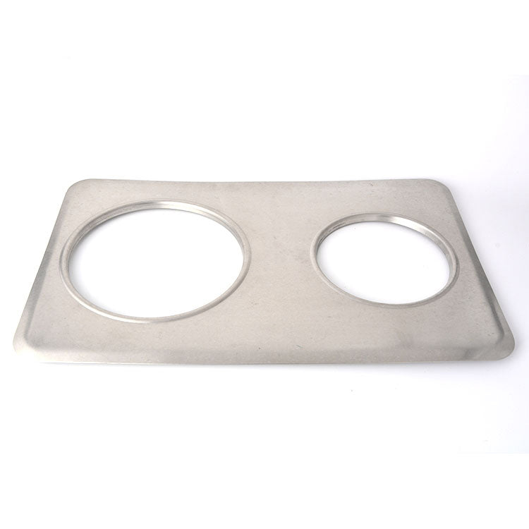 Omcan 44852 Adapter Plates - Fit (1) 4 Qt and (1) 7 Qt Steam Table Insets
