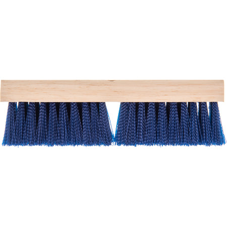 Carlisle 36193P14 10" Blue Polypropylene Flo-Pac Deck Scrub
