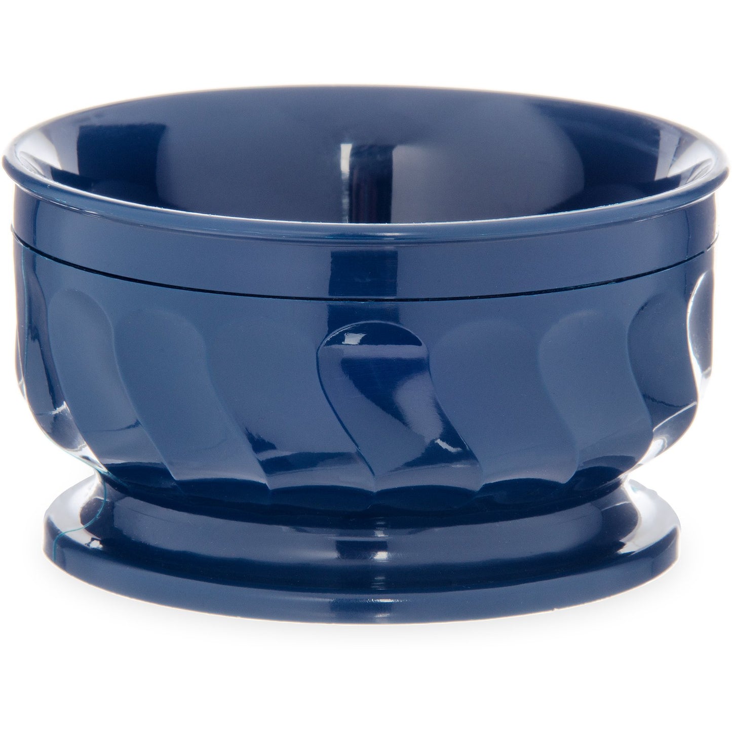Carlisle DX330050 9 oz Dark Blue Urethane Foam Turnbury Insulated Pedestal Based Bowl (48/cs)