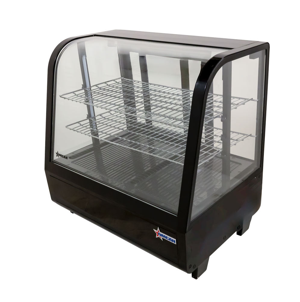 Omcan 27155 100 L 27" Black Countertop Refrigerated Display