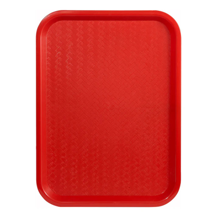 Winco FFT-1418R 14" x 18" Red Fast Food Tray