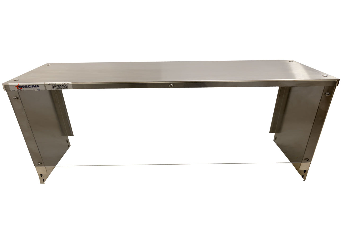 Omcan 47023 58-inch Sneeze Guard for 4 Pan Steam Table