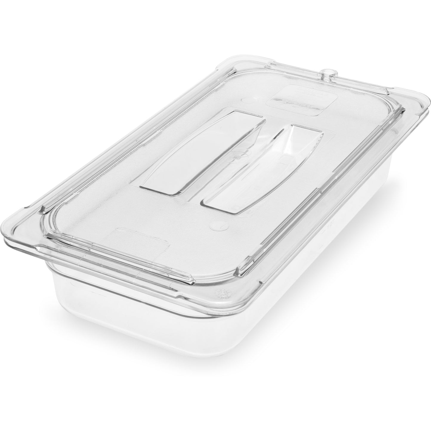 Carlisle 3066007 1/3 Size Clear Polycarbonate StorPlus Food Pan, 2 1/2" Deep