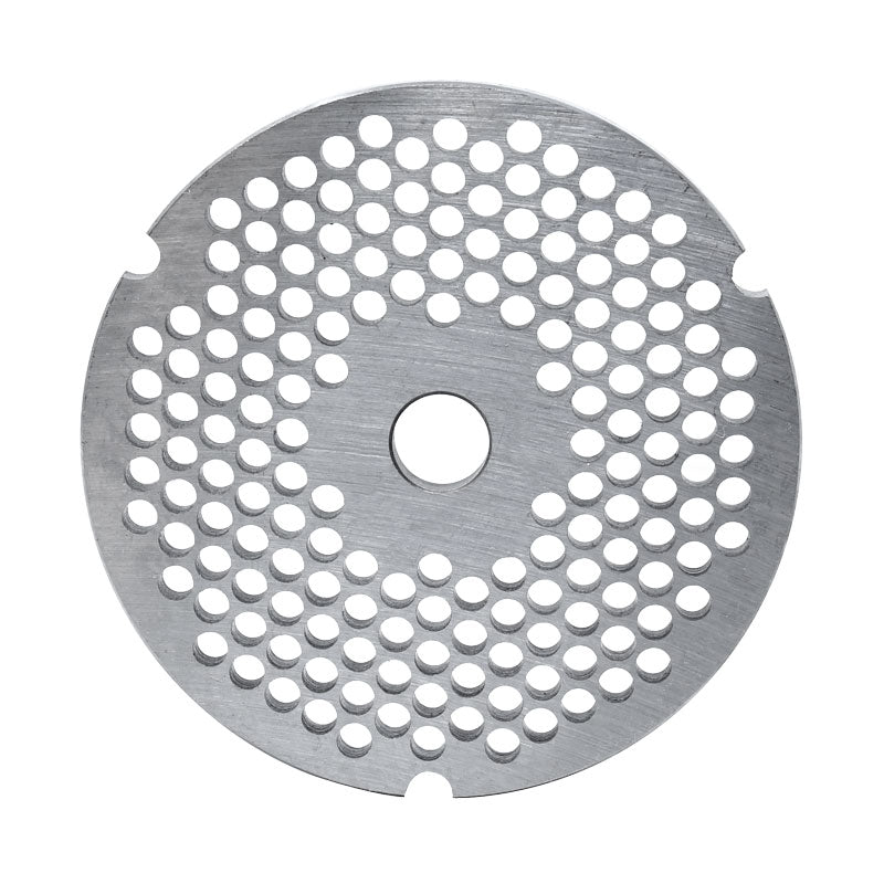 Omcan 11259 #32 Three Notches/Round Carbon Steel Hubless Machine Plate, 4.5mm (3/16")
