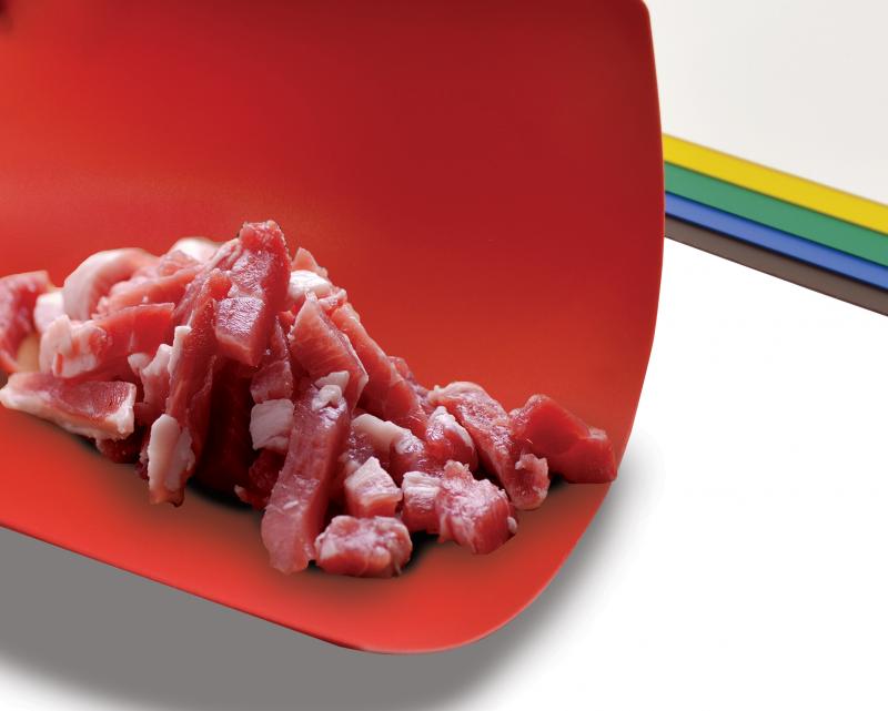 Omcan 41194 15" x 20" x 1/16" 6 Color-Coded Polypropylene Flexible Cutting Boards