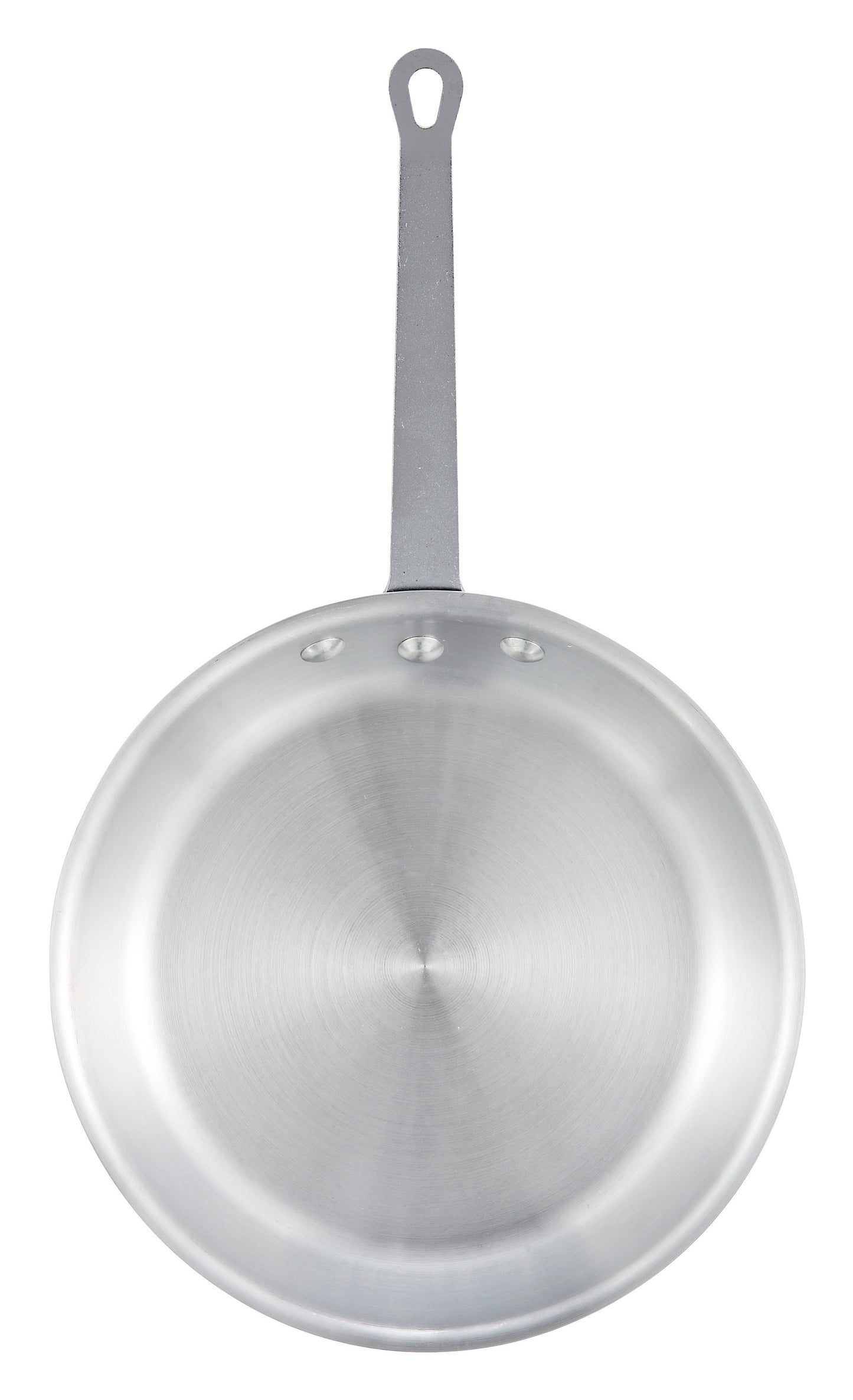 Winco AFP-12S 12" Aluminum Majestic Fry Pan, Satin Finish