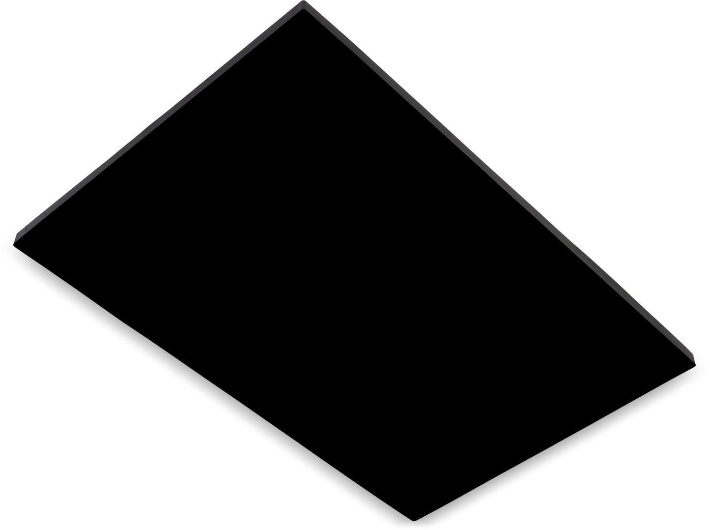 Carlisle 1060103 12" x 18" Black Service Mat
