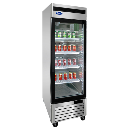 Atosa MCF8701GR 27" Single Glass Door Reach-In Freezer