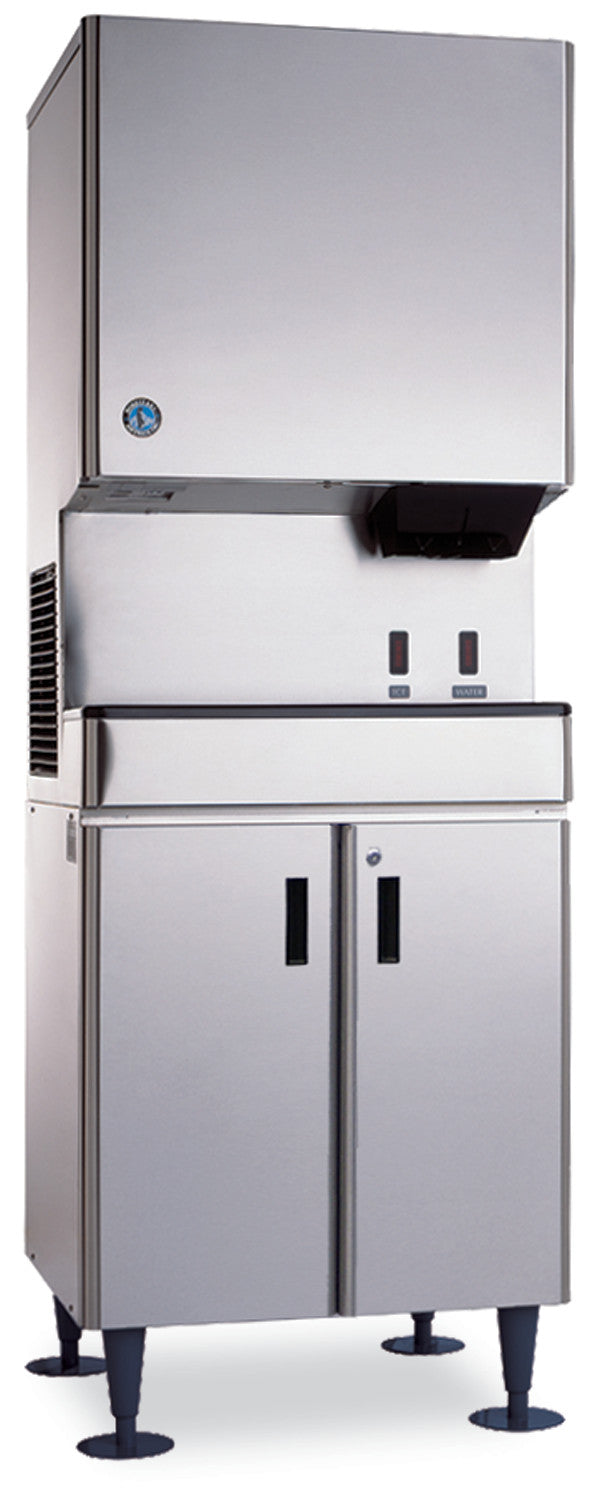 Hoshizaki DCM-500BAH-OS Cubelet Icemaker, Air-cooled, Hands Free Dispenser, Built in Storage Bin