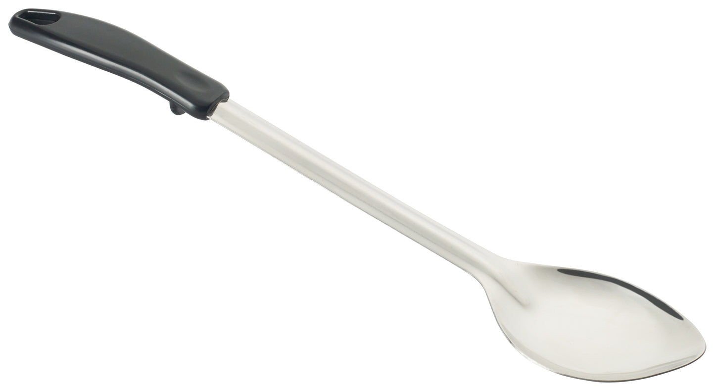 Winco BHOP-15 15" Stainless Steel Solid Basting Spoon
