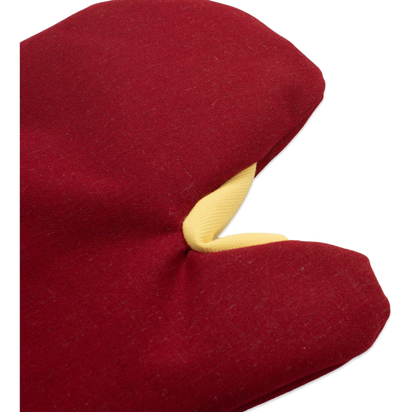 San Jamar KT0215 15" Maroon Cool Touch Flame - Conventional Mitt