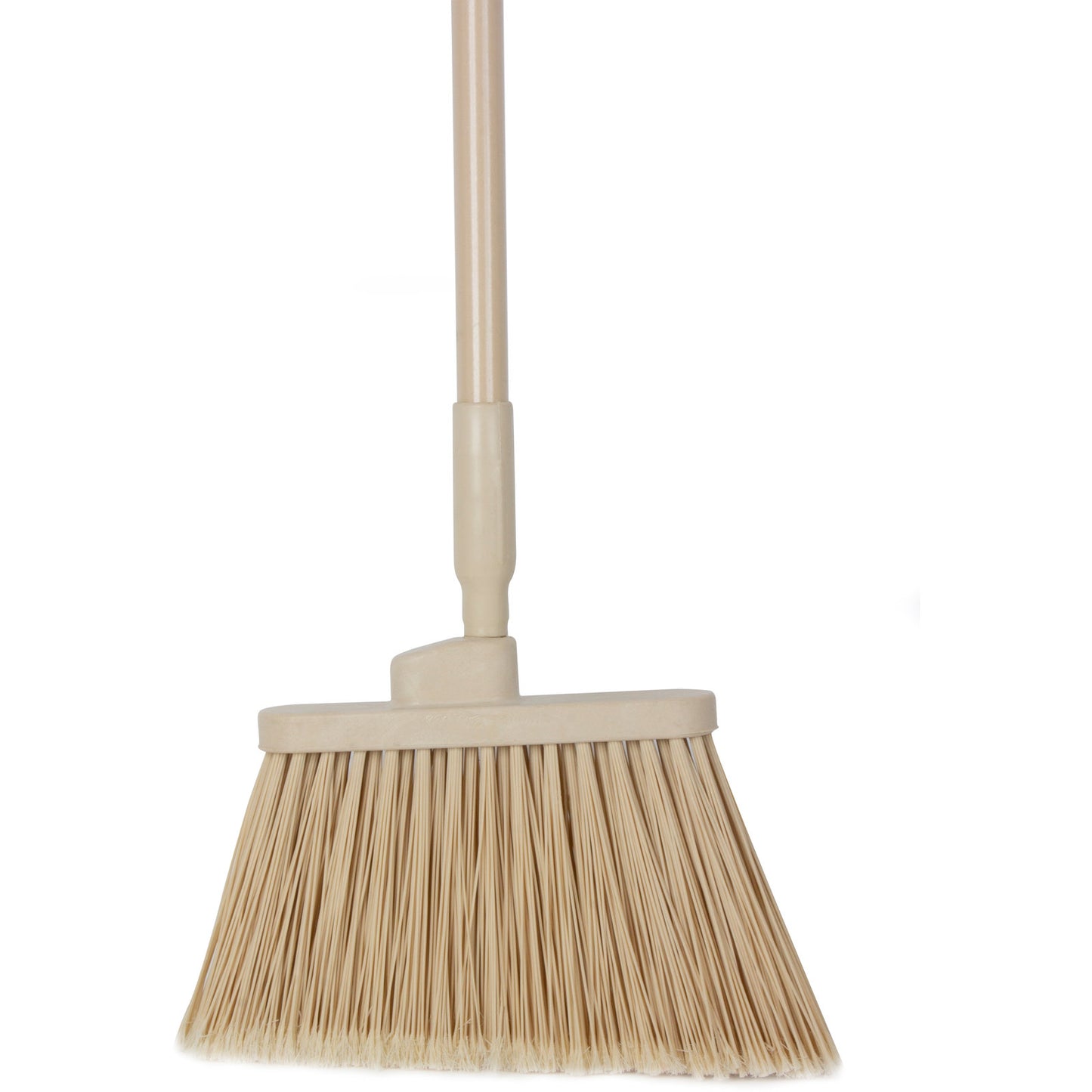Carlisle 41082EC25 56" Tan Color Coded Duo-Sweep Flagged Angle Broom
