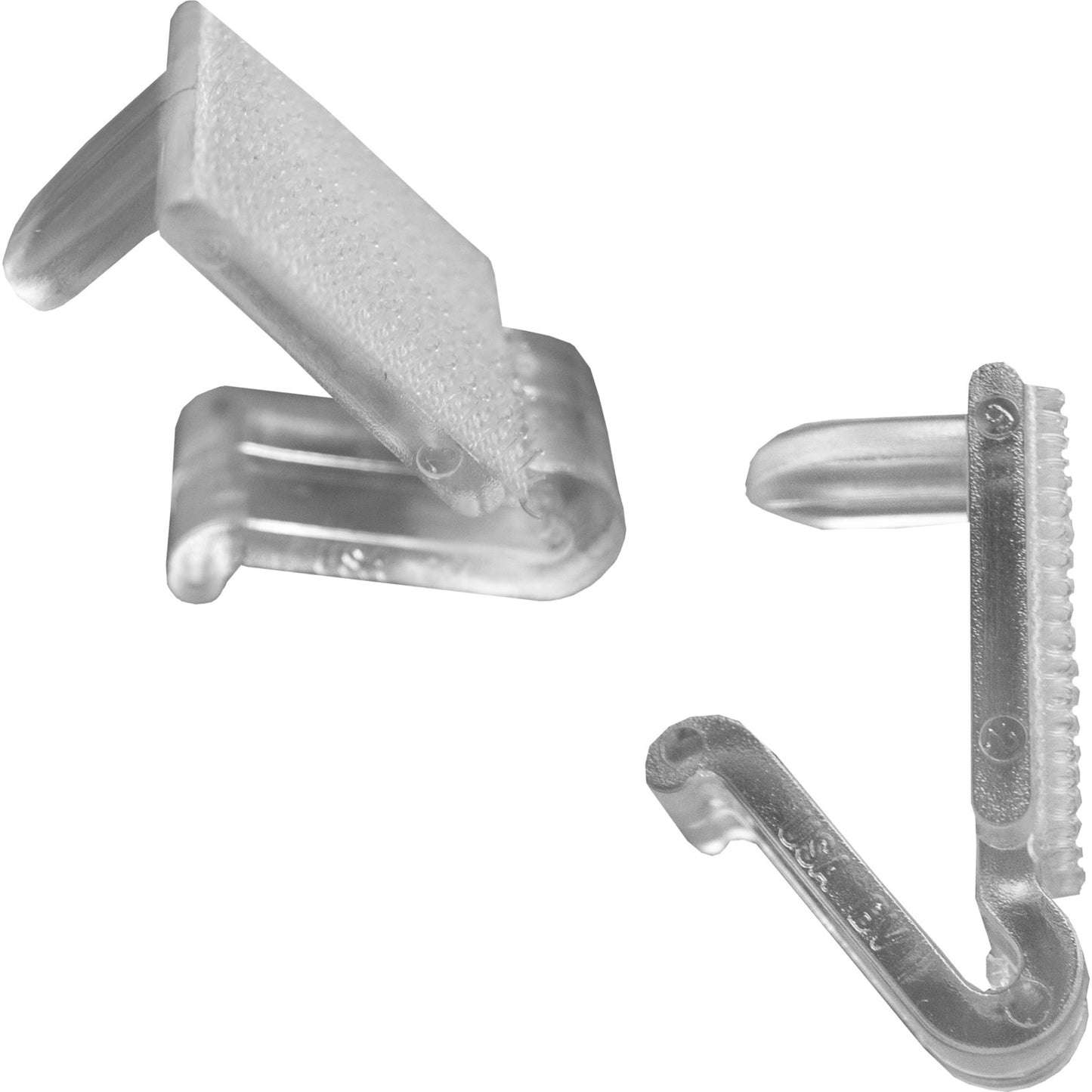 Carlisle BV25 25/pk 3/4" Clear Polycarbonate Snap Drape (Brand) BV Table Skirting Clips