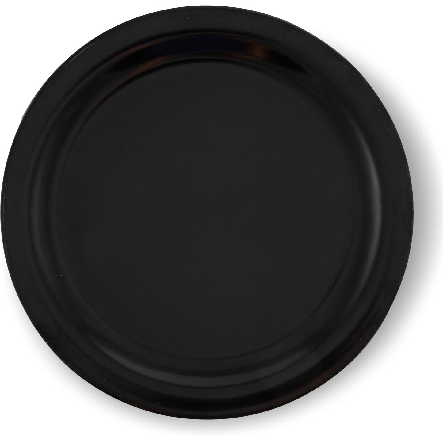 Carlisle 4350003 10.25" Black Dallas Ware Melamine Dinner Plate