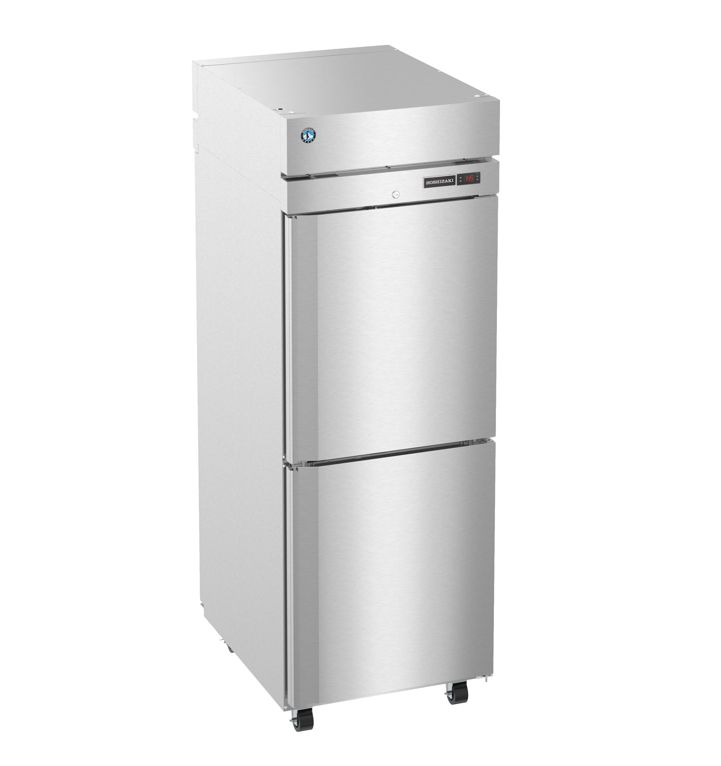 Hoshizaki HC1A-HS-HS One Section Half Stainless Steel Doors with Lock Upright Pass Thru Heated Cabinet