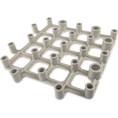 Carlisle 271023 12" x 12" Gray Polyethylene Floor Rack System