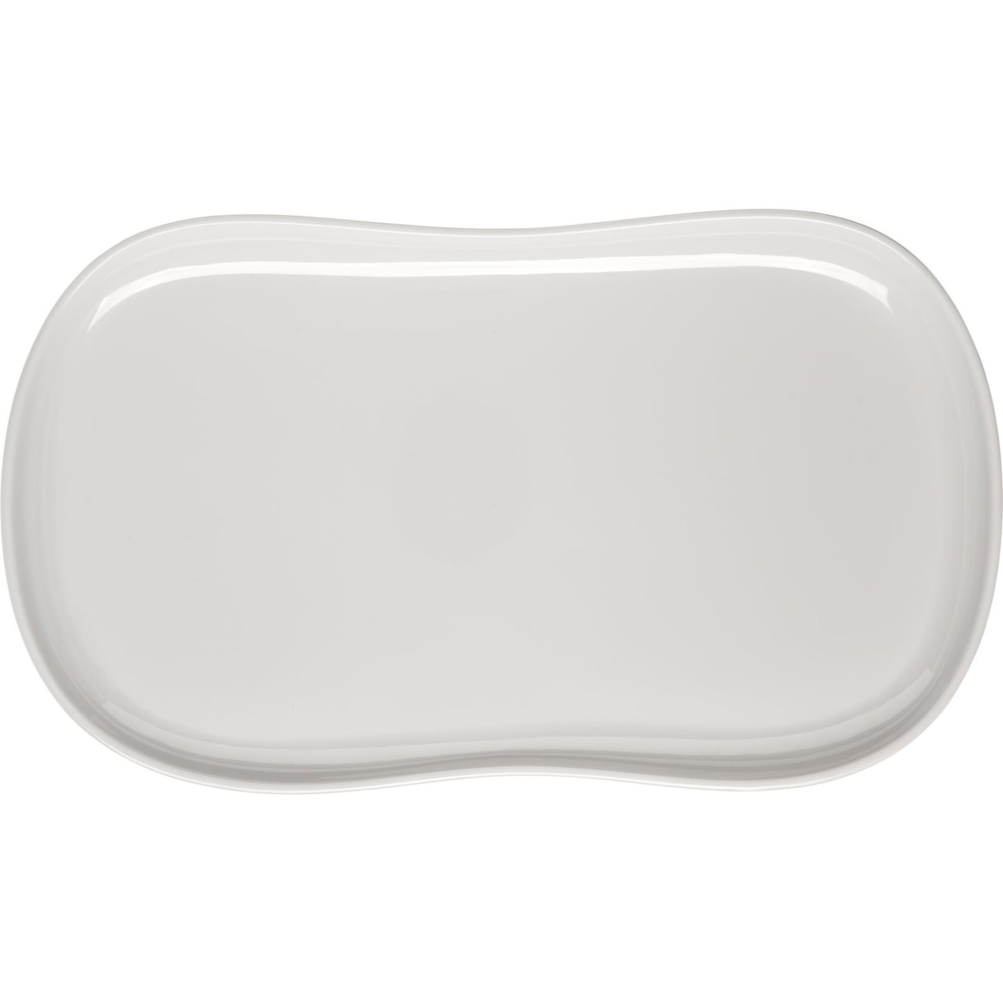 Carlisle 5300980 13" x 7" Greige Stadia Melamine Platter