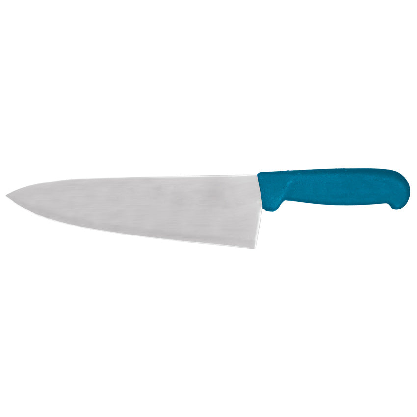 Omcan 11992 8-inch Medium Cook Knife with Blue Polypropylene Handle